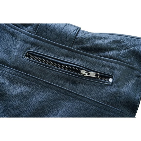 Ladies Black Vest with Buckles - Picture 7 of 7